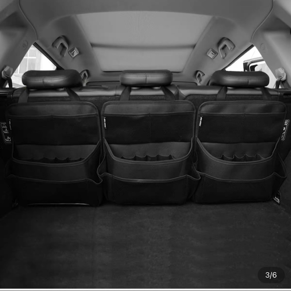 2 Car Trunk Organizer Back Seat Hanging Organizer Bag